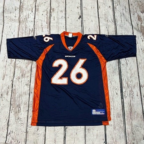 Clinton Portis Denver Broncos Reebok NFL Football Sports Jersey - Picture 1 of 8